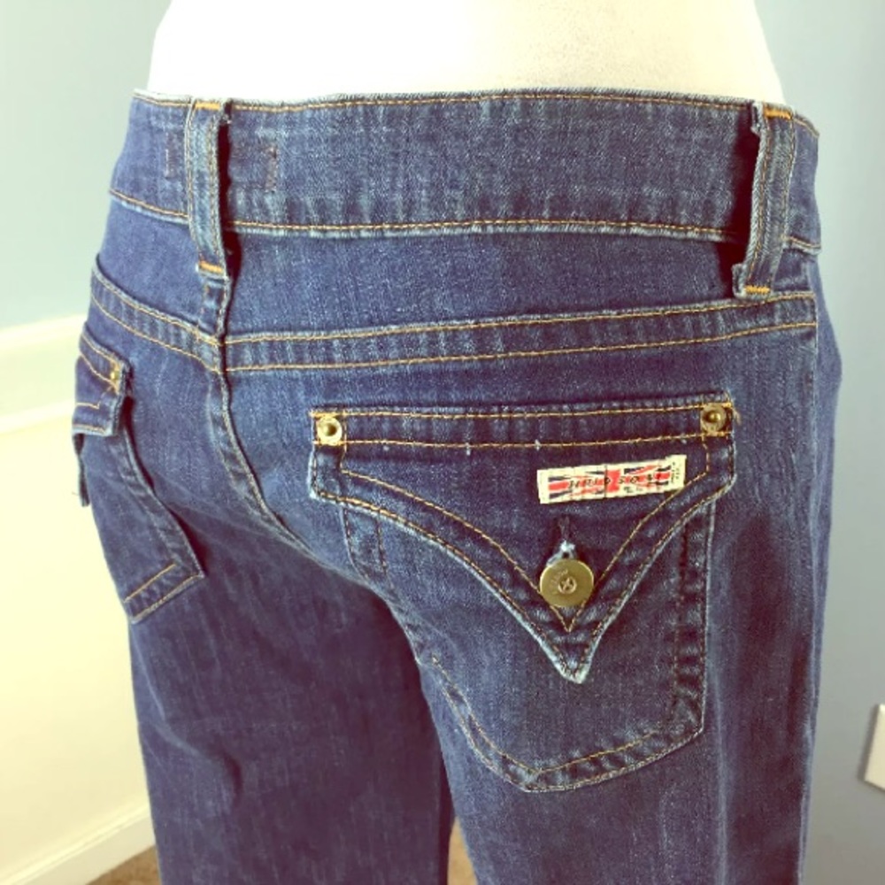Hudson size 27 wide leg jeans EUC!